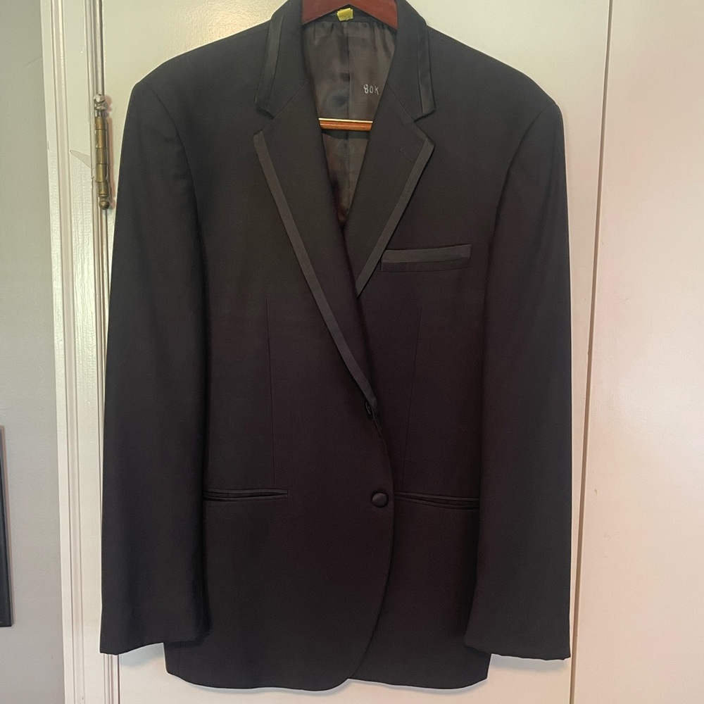 Men’s Tuxedo - Pants and Jacket Set 42 Coat, 34 Pant